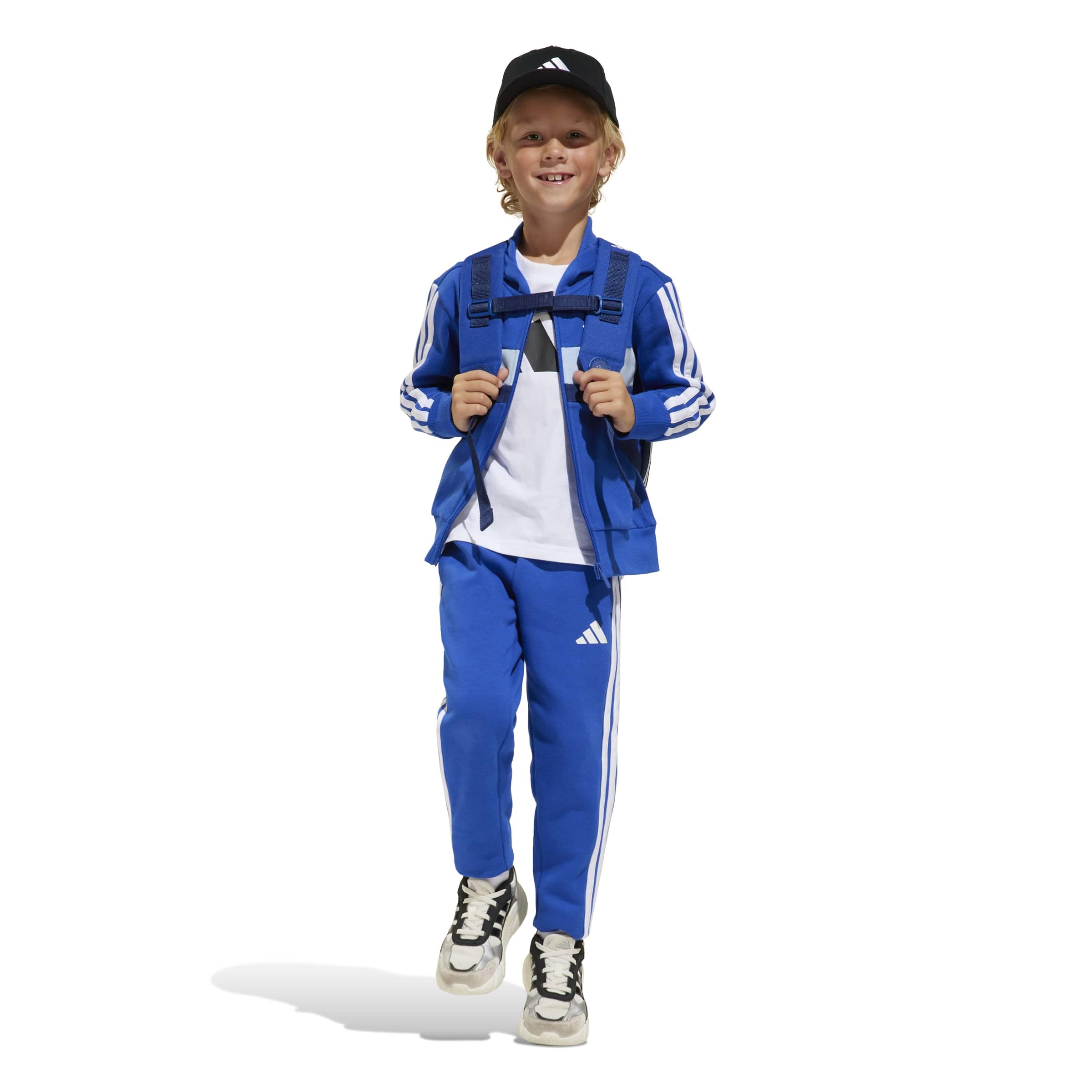 adidas Dresy Uniseks - dzieci Seasonal Essentials Tiberio 3 Stripes Fleece