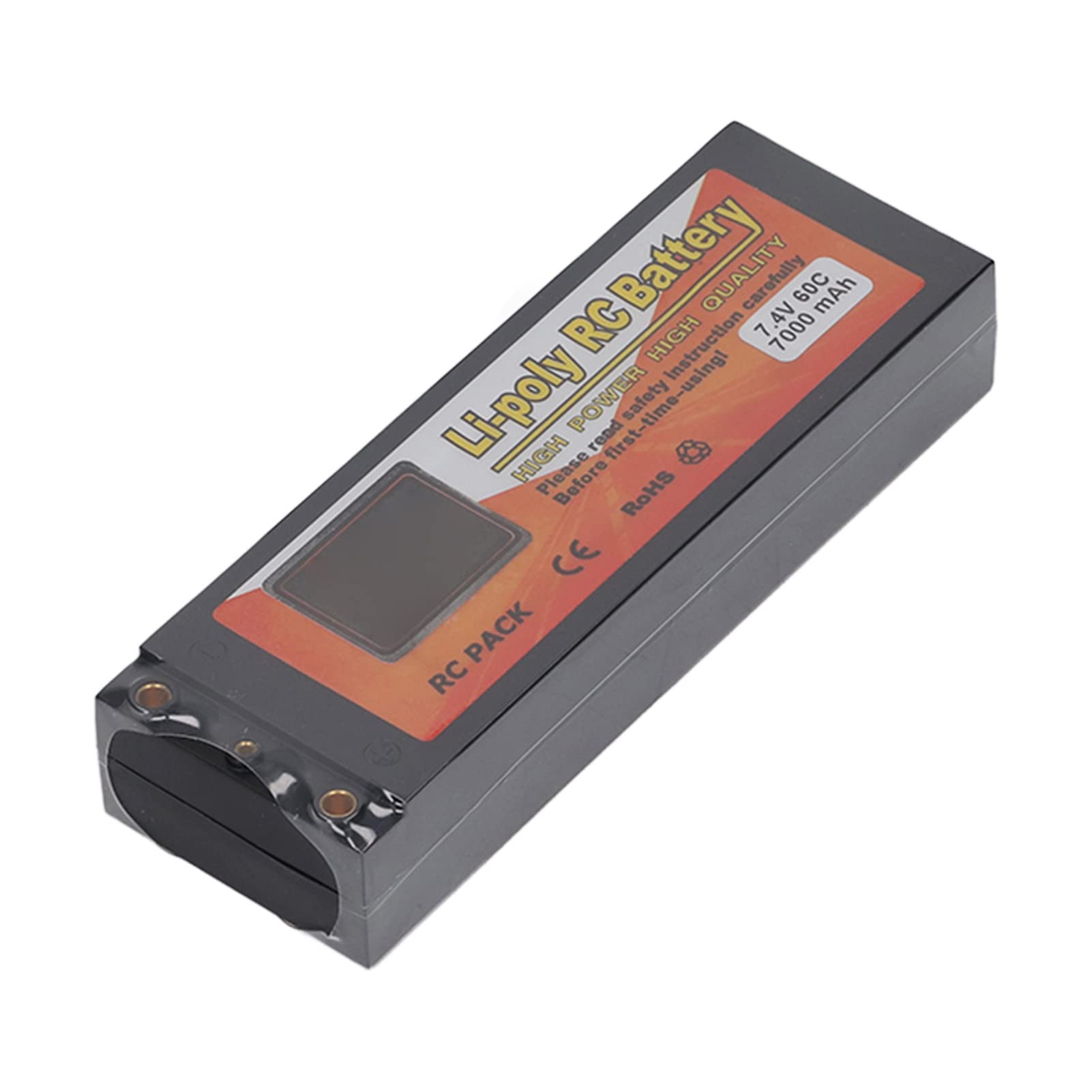 Generic Batteria Li Poly RC Potente Batteria Lipo da 7000 MAh 7,4 V 2S con Spina XT60 per Modello RC, Adatta per Modellismo di Auto 1/10 1/8, capacità Elevata per gli Appassionati di Auto