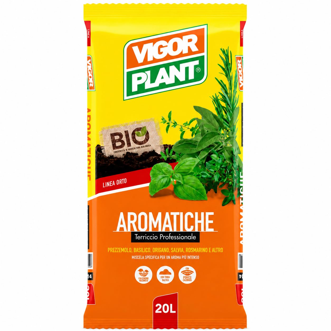 Terriccio Biologico per Vaso e Orto (40 Litri)