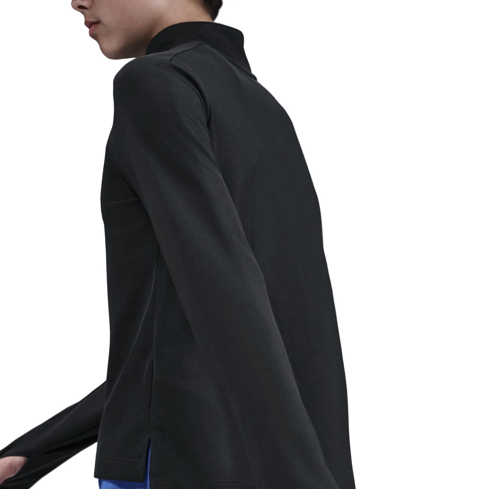 Nike PRO IH5077 - Maglia a Maniche Lunghe con Mezza Zip per Bambini più Grandi