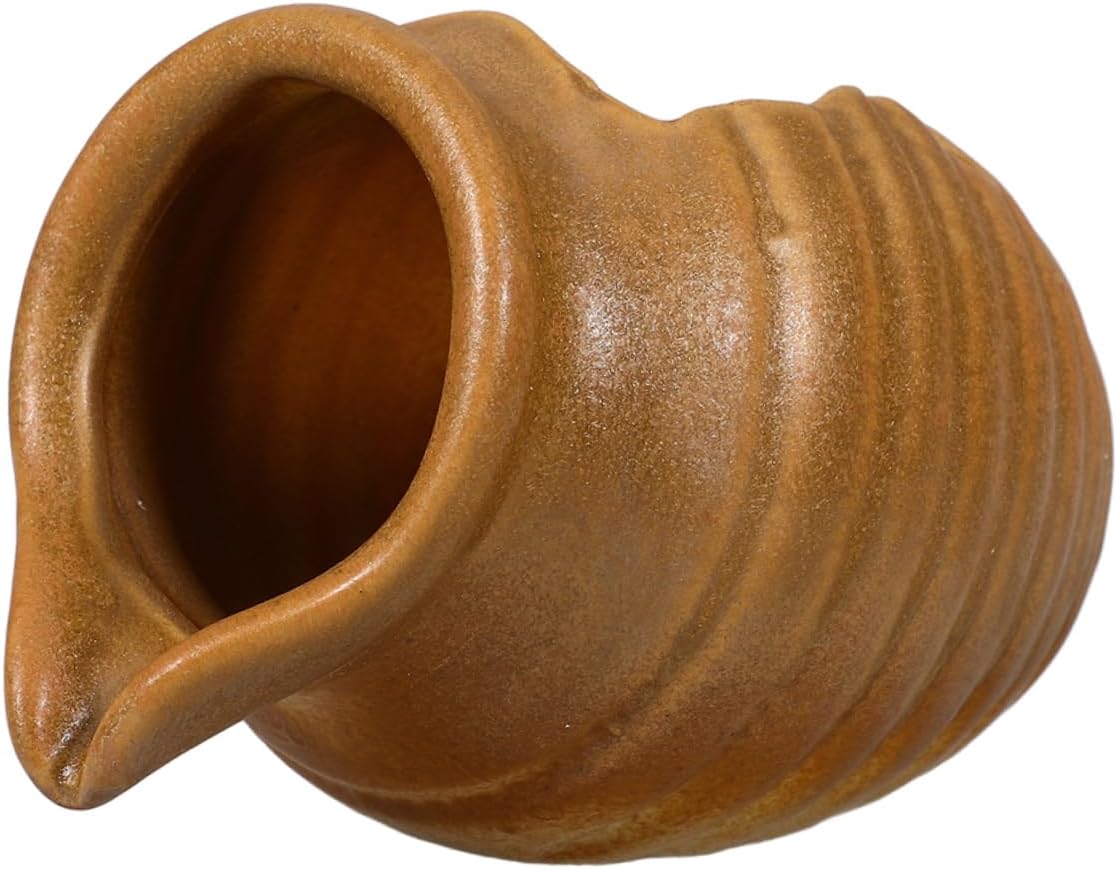 Cabilock Flowing Water Ceramic Jar Fountain Pump Decorative Jar for Indoor Bedroom Decor Courtyard Fountain Decor