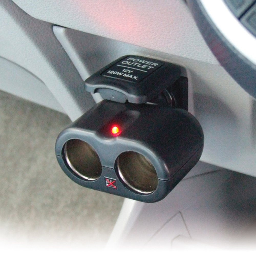 Amazon.co.jp: 槌屋ヤック(Tsuchiya Yac) 車内用品 ソケット分配器 2連