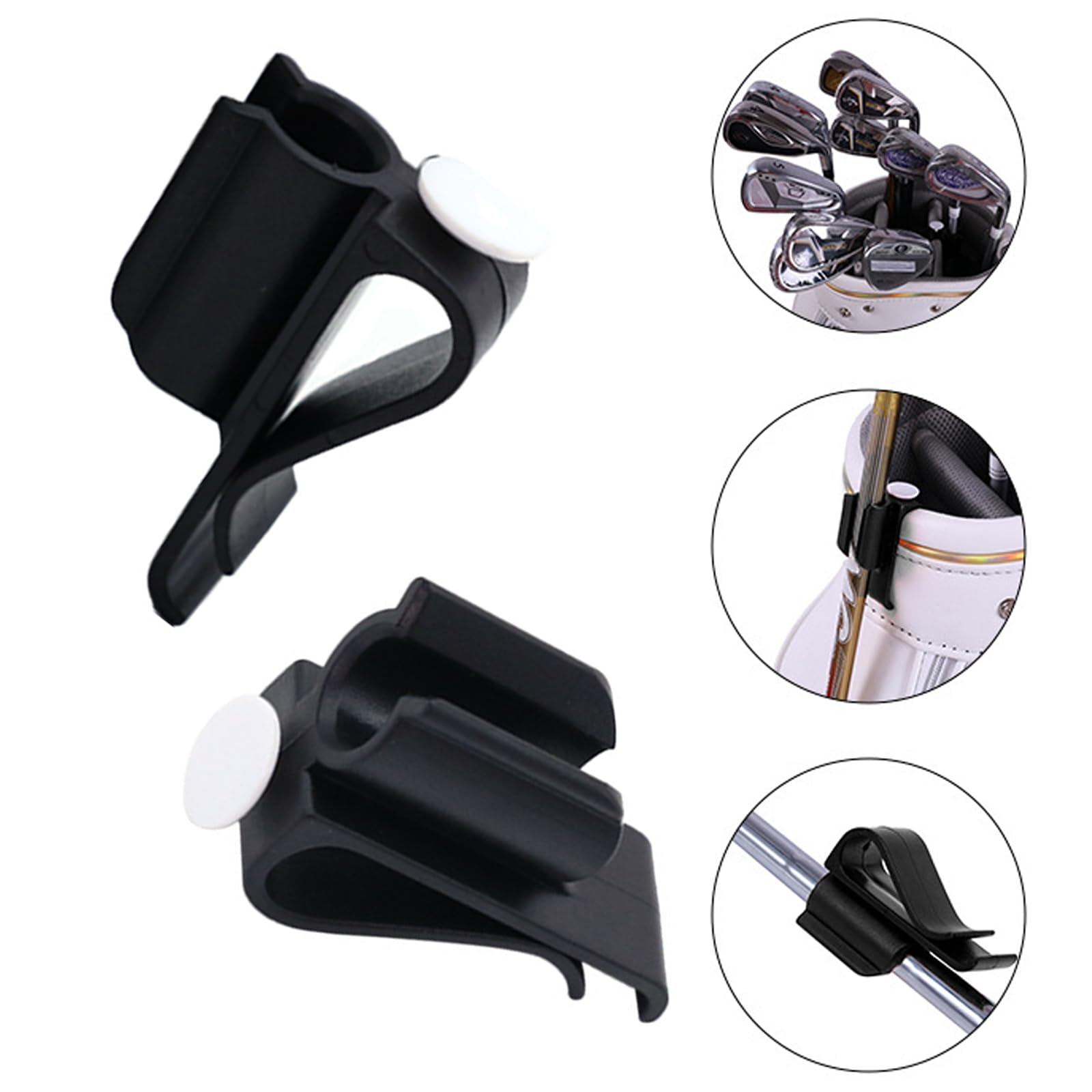 2PCS Versatile Golf Bag Clips on Putter Holder Creative Golf Putter Holder for Organizer Ball Putter Accessories - Image 2