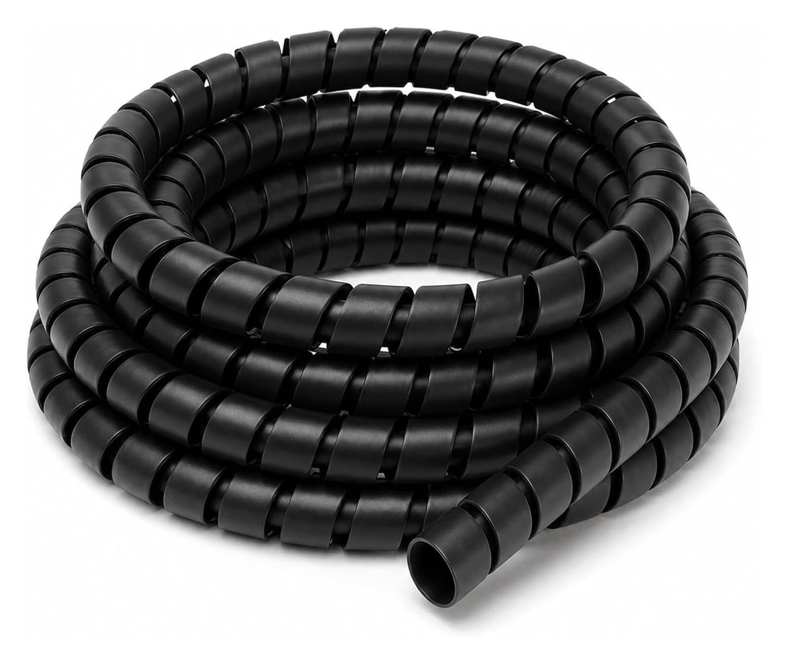 Plastikowy kabel spiralny lub owijka | Wielokolorowe, wiele rozmiarów: do kabli do drukarek komputerowych, telewizyjnych i komputerowych(Black,42mm*2m)