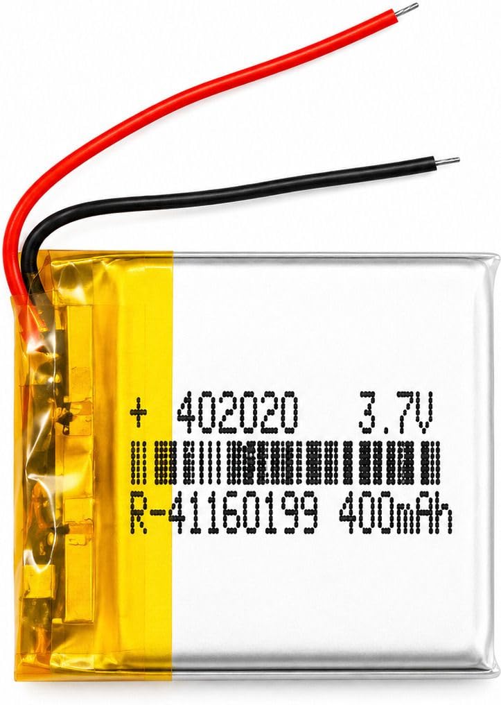 NOVEL 3.7V Lithium Polymer Rechargeable Battery Model 402020 | Compatible with Bluetooth Earbuds, Smart Watches, Wearable Devices and Compact Electronics-image-31