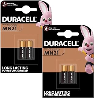 4x Battery Duracell Alkaline Security A23 / K23A LRV08 12V 2017 LRV08 GP23 MN21 V23GA LR23A 23A L1028 Battery 2665c