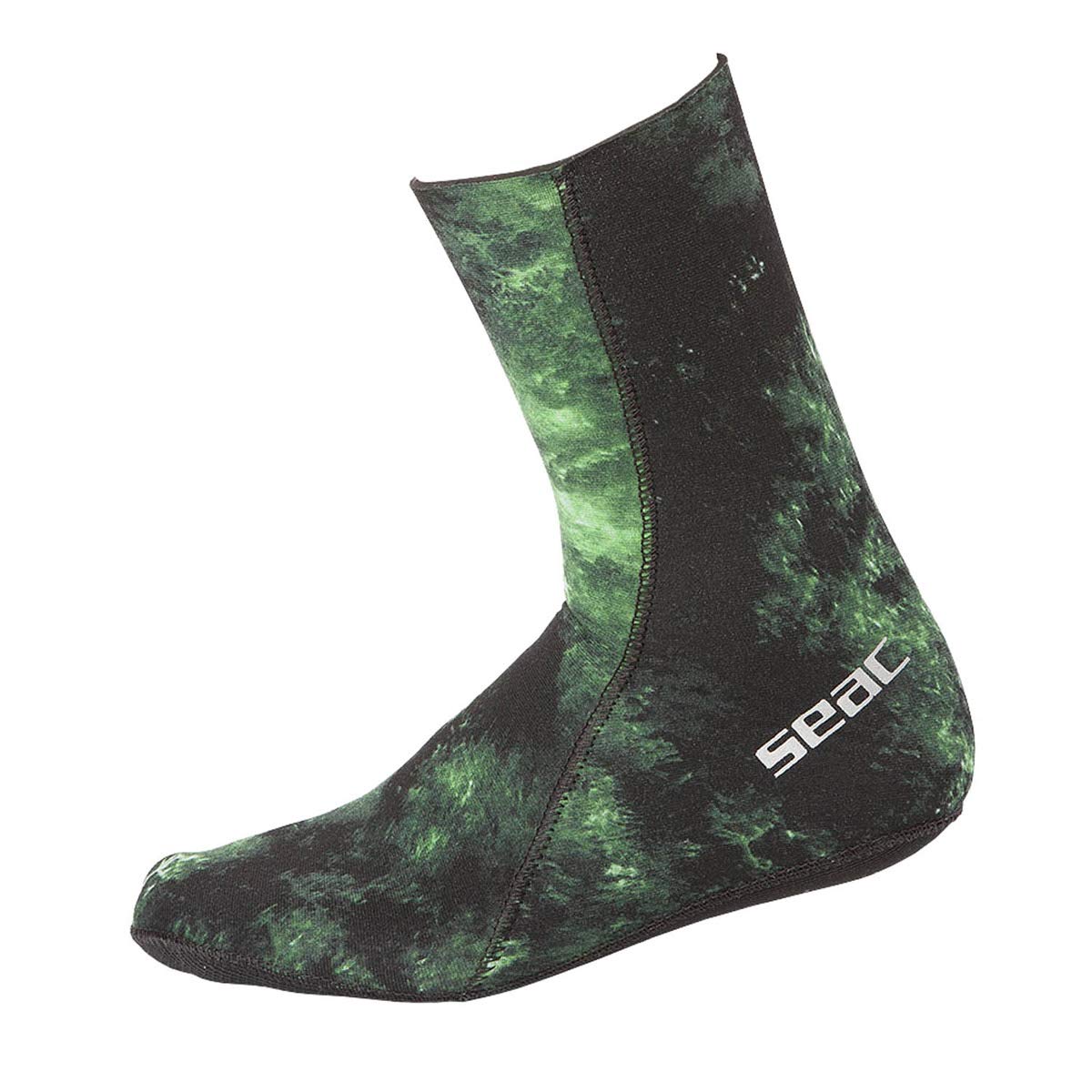SEAC 3.5mm Anti-Slip Camo Scuba Diving Spearfishing Socks, Camouflage