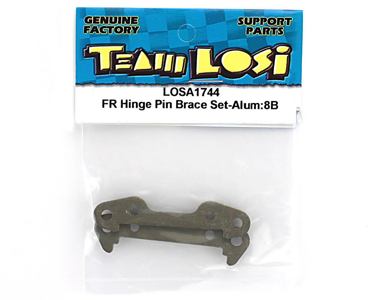 Losi A1744 Front Hinge Pin Brace Set-Alum.: 8B 8T