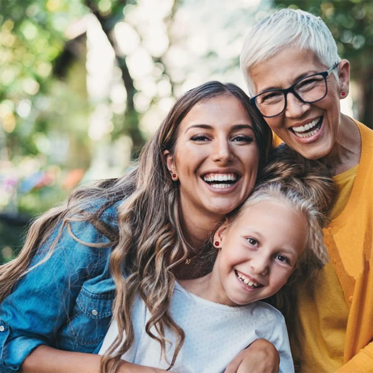 Spiritlele 12 Pairs Colors Cubic Zirconia Magnetic Earrings Set Clip on Non Piercing Earrings Unisex - Image 3