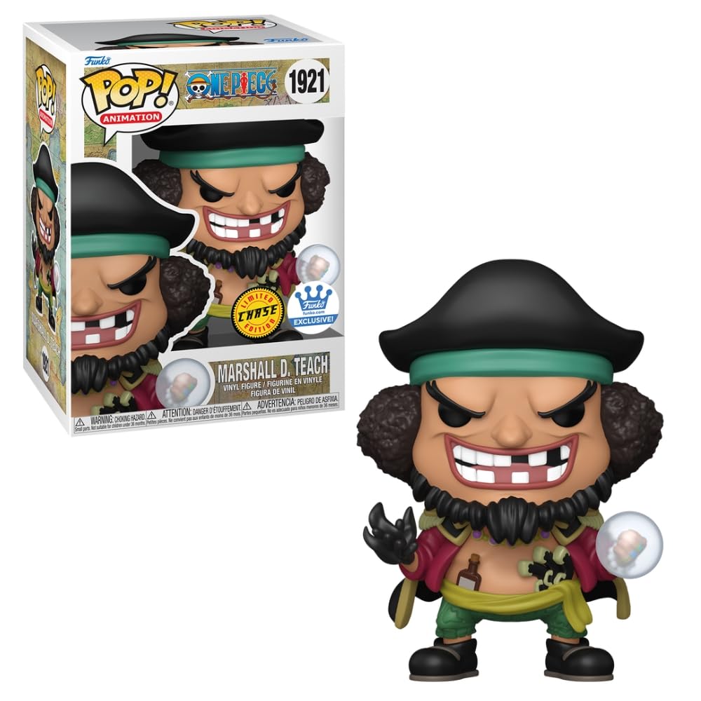 Amazon.com: Candide, Funko POP! Marshall D. Teach with Chase One
