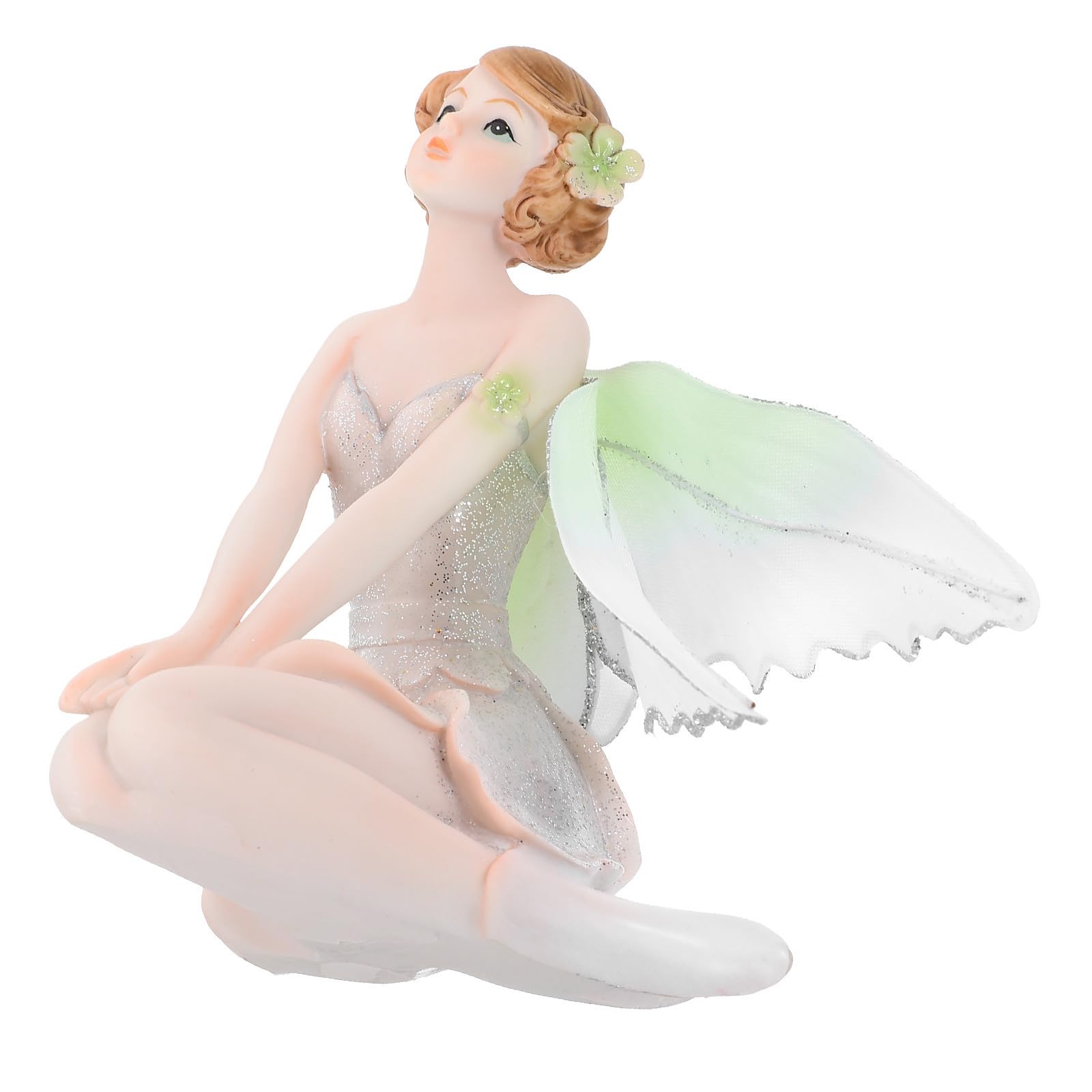 Figurine fleur fée créative charmante idée cadeau déco maison auto