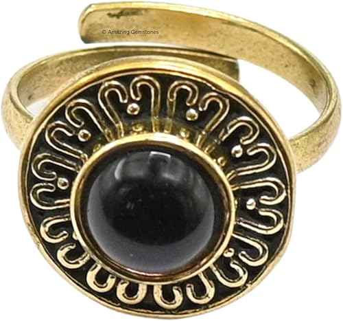 Miniatura 2 de Tigers Eye Rings for Women and Teen Girls - Silver Tigers Eye Crystal Ring Birthstone Jewelry - Healing Crystal Gifts for Her, Mothers Day,