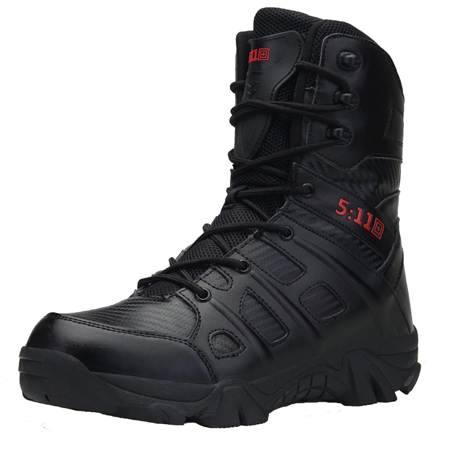 Botas tácticas militares para hombre, para actividades al aire libre, montañismo, senderismo, comando, botas tácticas para mochilero, botas de combate