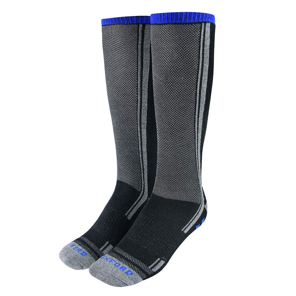 Oxford Products Oxford Coolmax Motorcycle Motorbike Socks, Grey, Small, (CA842S)