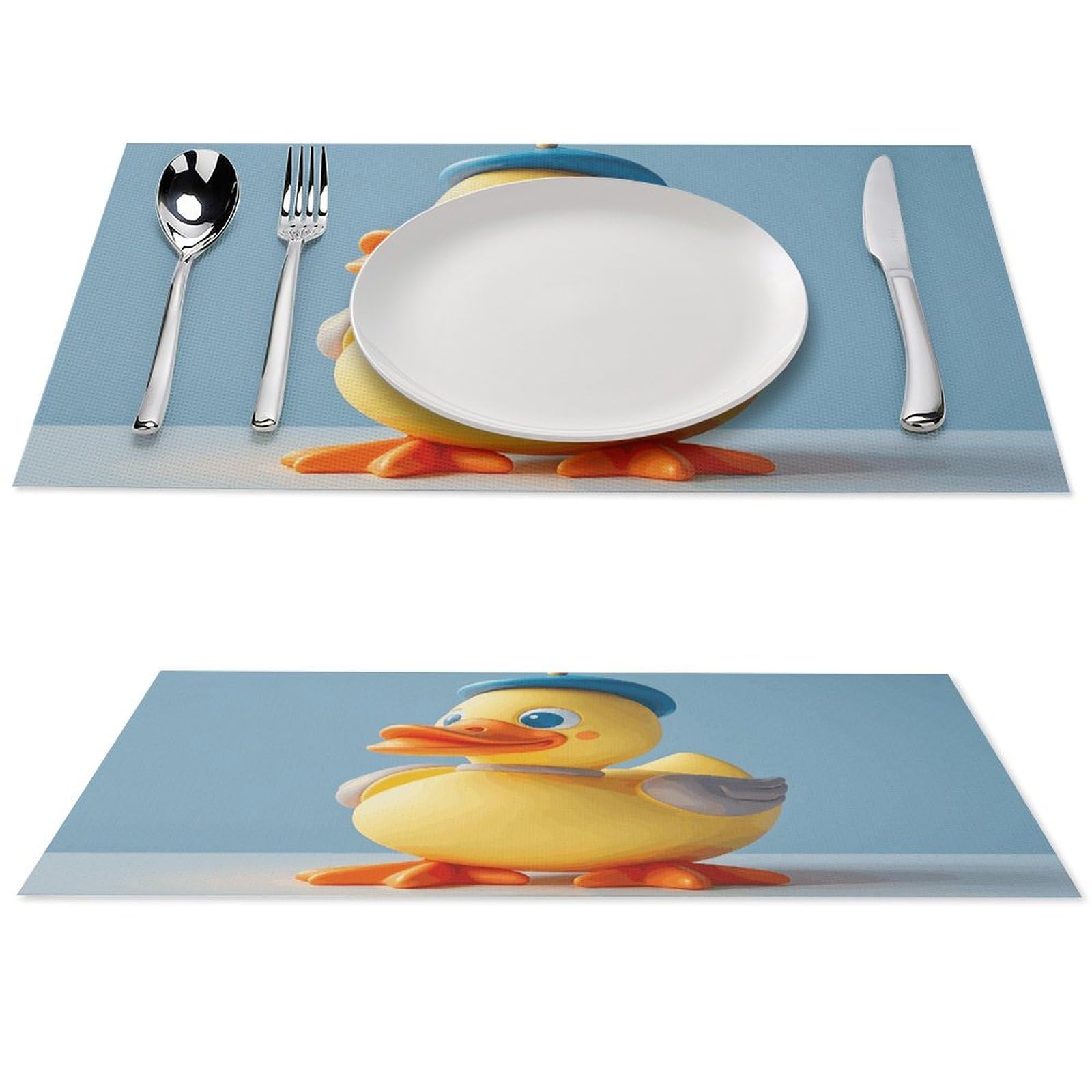 Sets de table mignons en PVC imperméable antidérapant lavable pour table de cuisine