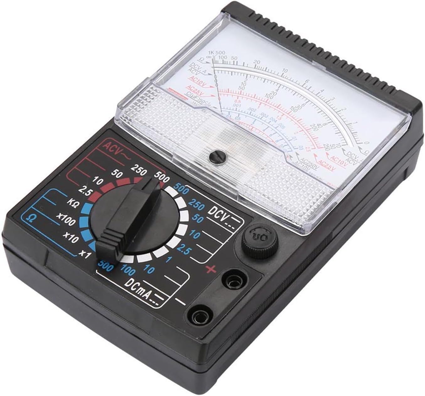 DC AC Voltage Multimeter, Analog Pointer Multimeter Multitester AC DC Voltage Resnce Testing Instrument Pointer Multimeter