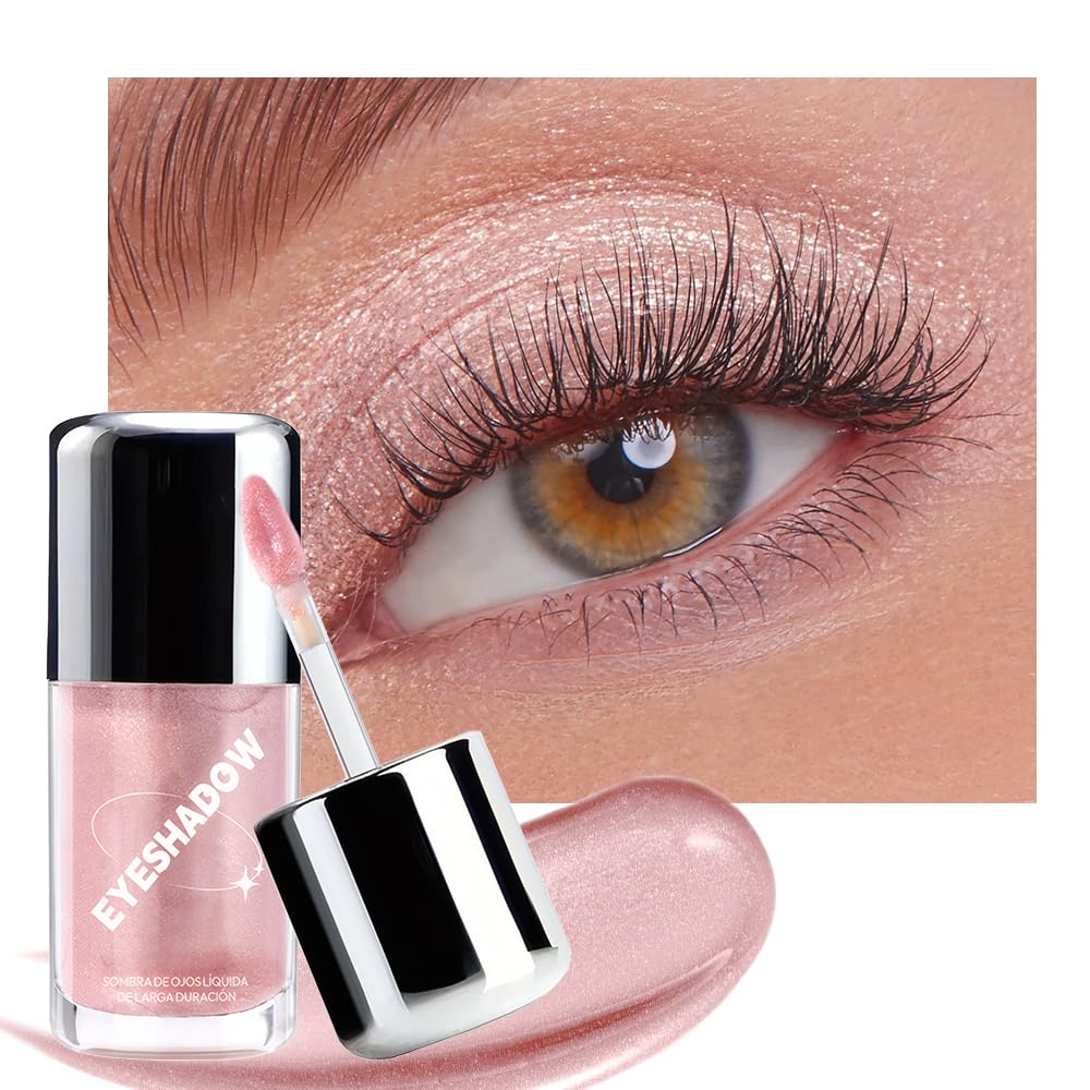 Coral Liquid Metallic Glittler Shimmer Eyeshadow, Longwear Eye Makeup For Older Women, Buildable Highly Pigmented & Blendable Eye Shadow Cream in Shimmer Finishes, Vegan & Cruelty-Free (Coral) Coral Liquid Metallic Glittler Shimmer Eyeshadow, Longwear Eye Makeup For Older Women, Buildable Highly Pigmented & Blendable Eye Shadow Cream in Shimmer Finishes, Vegan & Cruelty-Free (Coral)