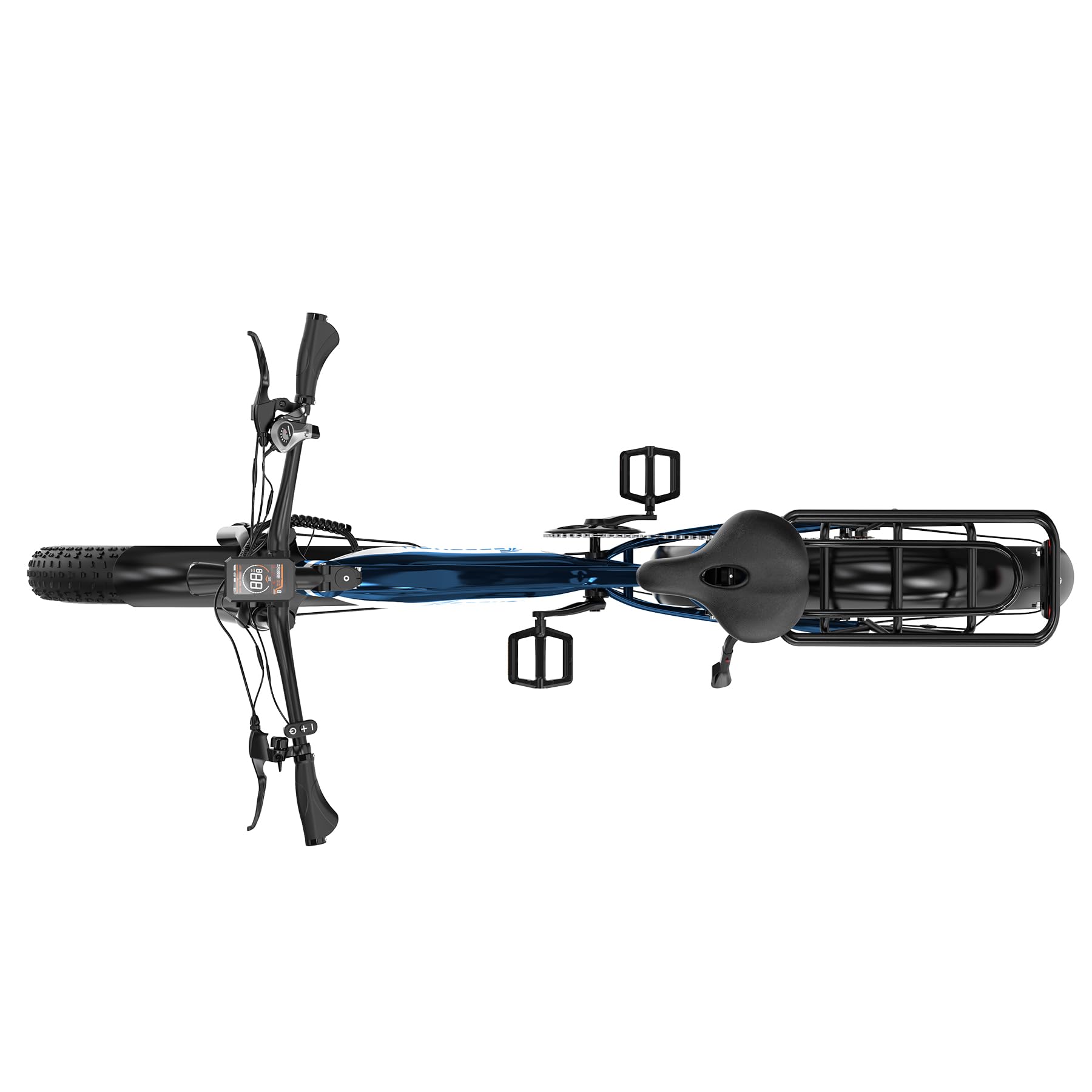 Vélo Électrique, Velo Electrique Homme Équipé d'une Batterie 48V 13AH/20AH, Pneus Fat De 26 * 4.0 Pouces, Moteur De 250W & 25KM/H, avec Un Dérailleur À 7 Vitesses, Portée maximale 100 KM/150KM
