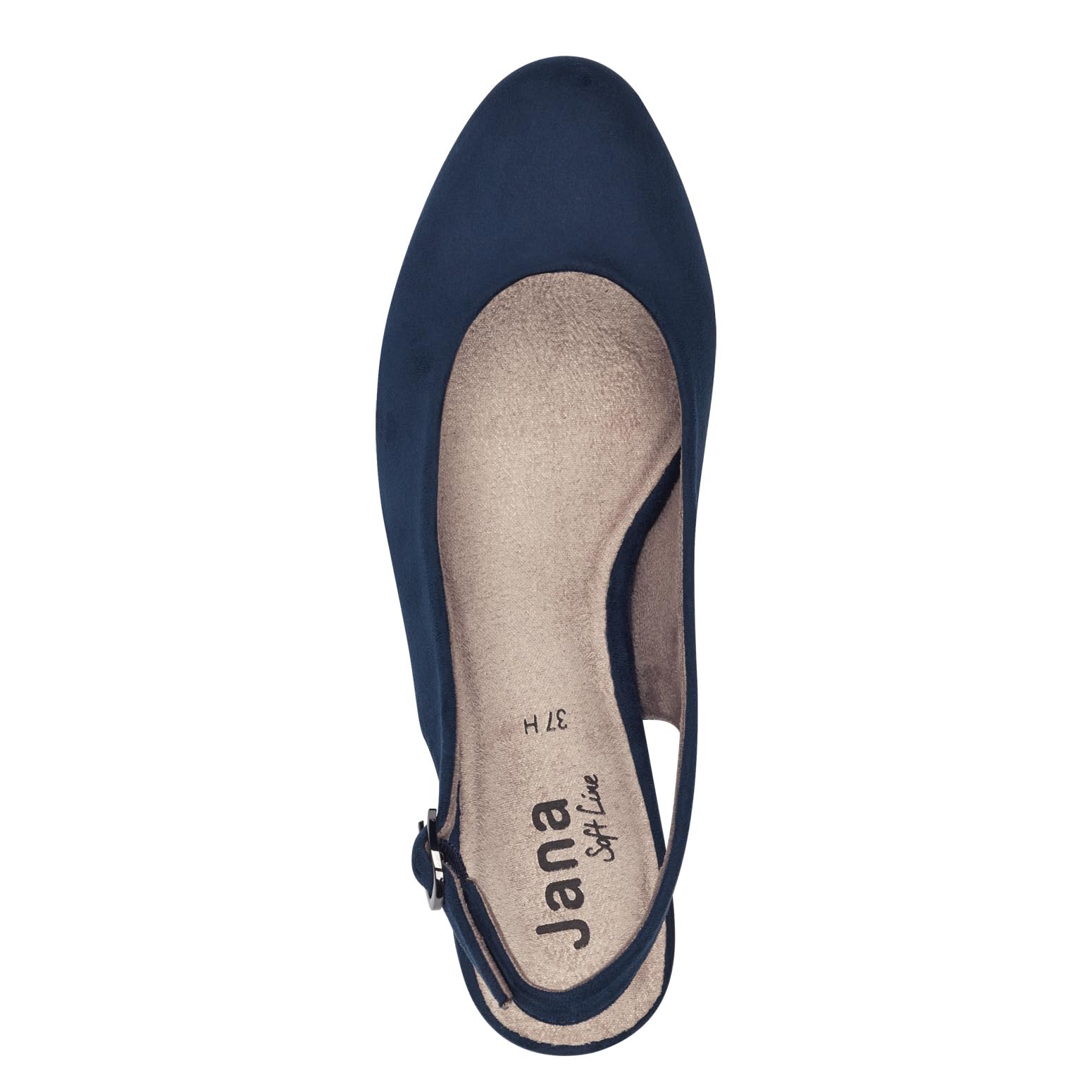 Jana Damen Slingpumps mit verstellbarem Riemen Vegan
