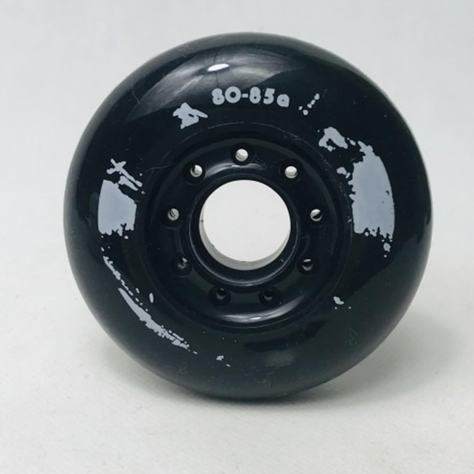 Generico Rotelle per Pattini in Linea Interni/Esterni Ruote per Pattini in Linea 72mm 76mm 80mm Ruote di Ricambio per Pattini in Linea con Cuscinetti Installati per Interni Ed Esterni (Nero 76mm)