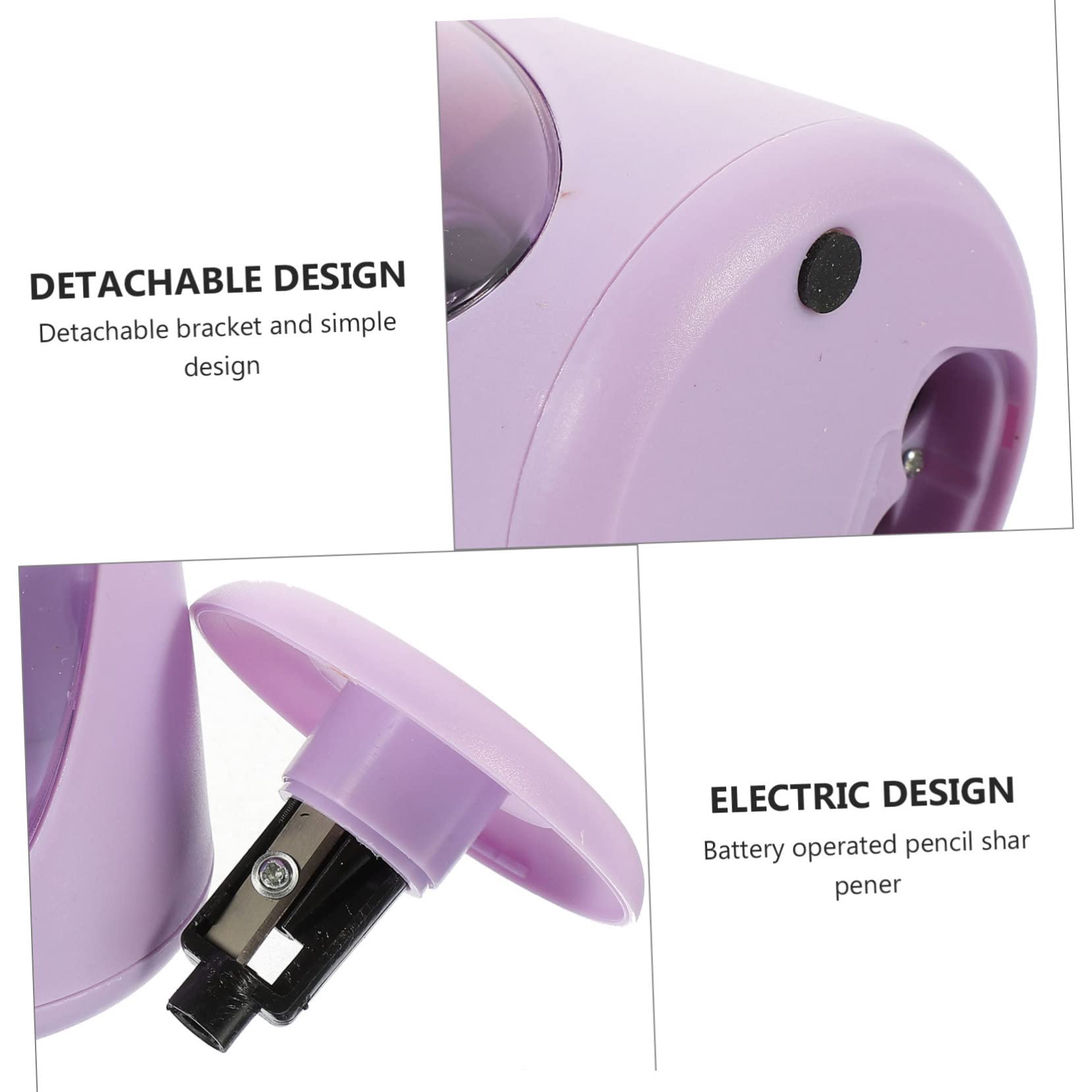 NUOBESTY 3pezzi Temperamatite Per Design e Portatile Strumento Affilatura Per Scuola Per e Ragazze Batteria
