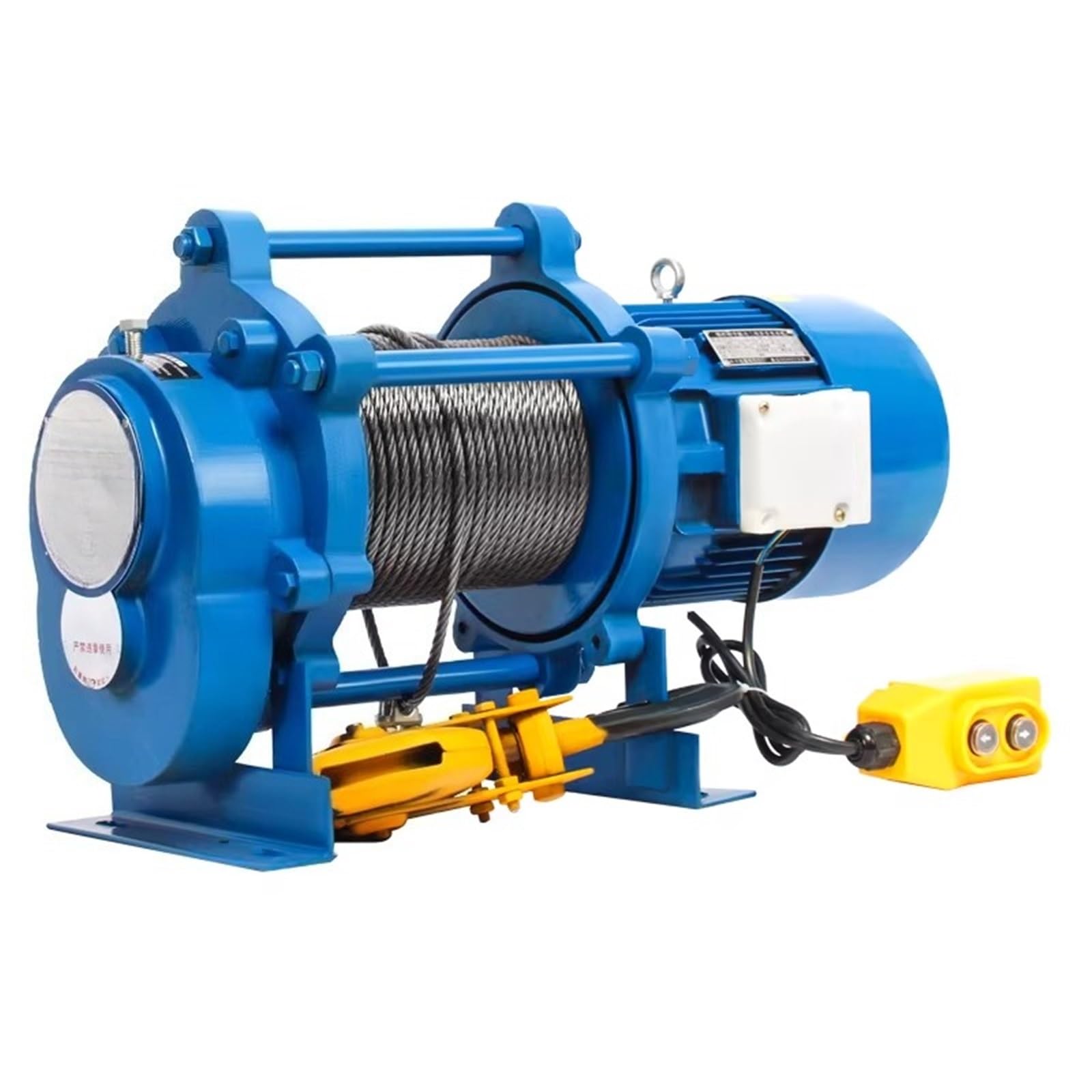 Argani elettrici Verricello Elettrico Paranco elettrico – Piccolo verricello 220V | Per ristrutturazioni edili e sollevamento di materiali pesanti con telecomando(220v 0.8ton 100m)
