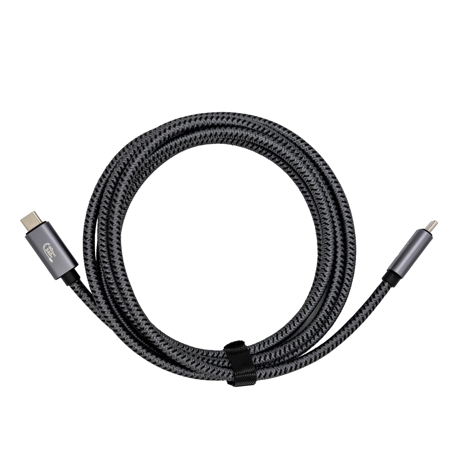 Trusmi Câble USB4 240 W 1,8 m, données 40 Gbit/s et écran 8K 60 Hz, charge rapide USB-C vers USB-C, compatible avec Thunderbolt 4/3, iPhone 17/16/15, MacBook Pro M4, iPad Pro, moniteur