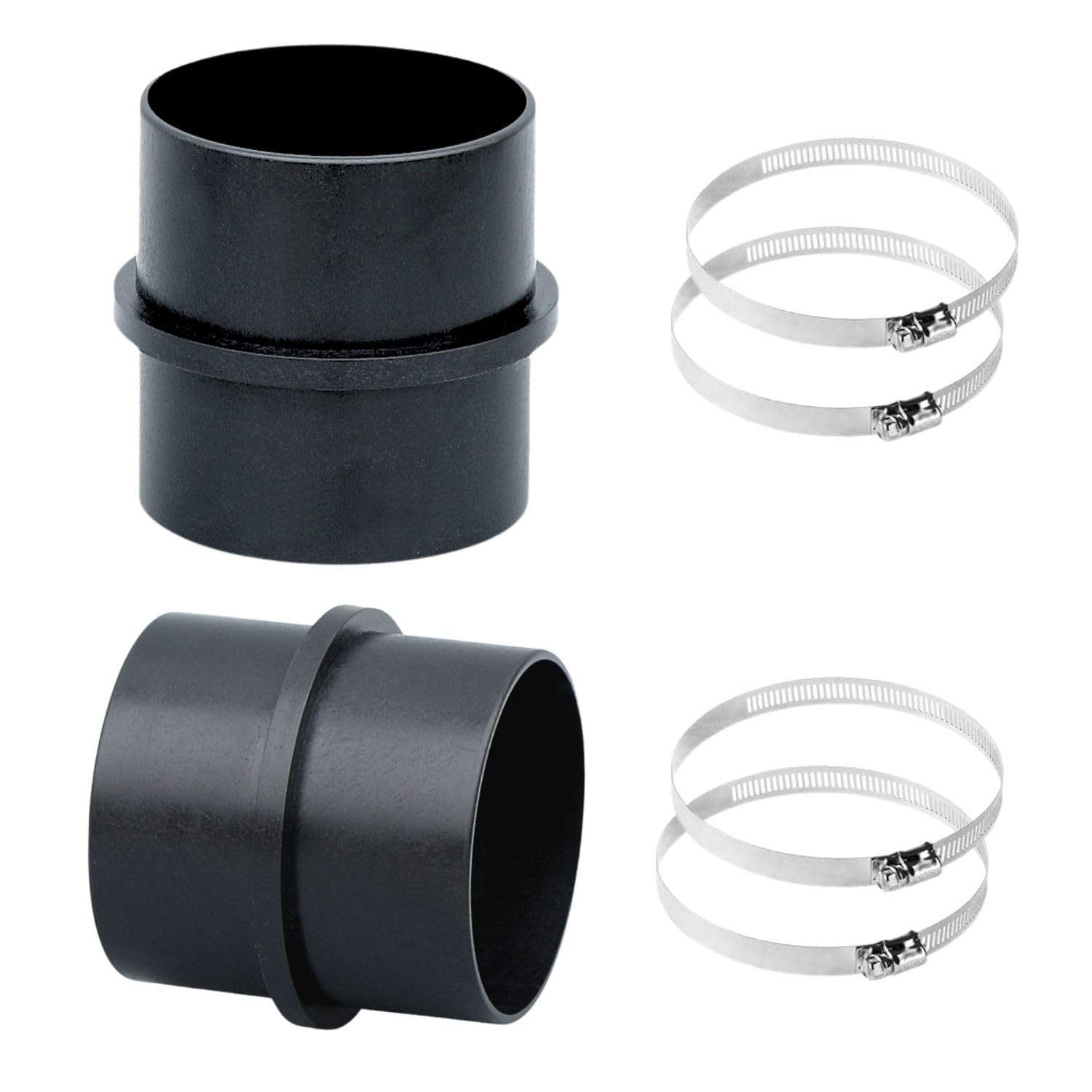 Rundkanal Verbinder 75mm 2-tlg - Für Standheizung & Lüftungssysteme