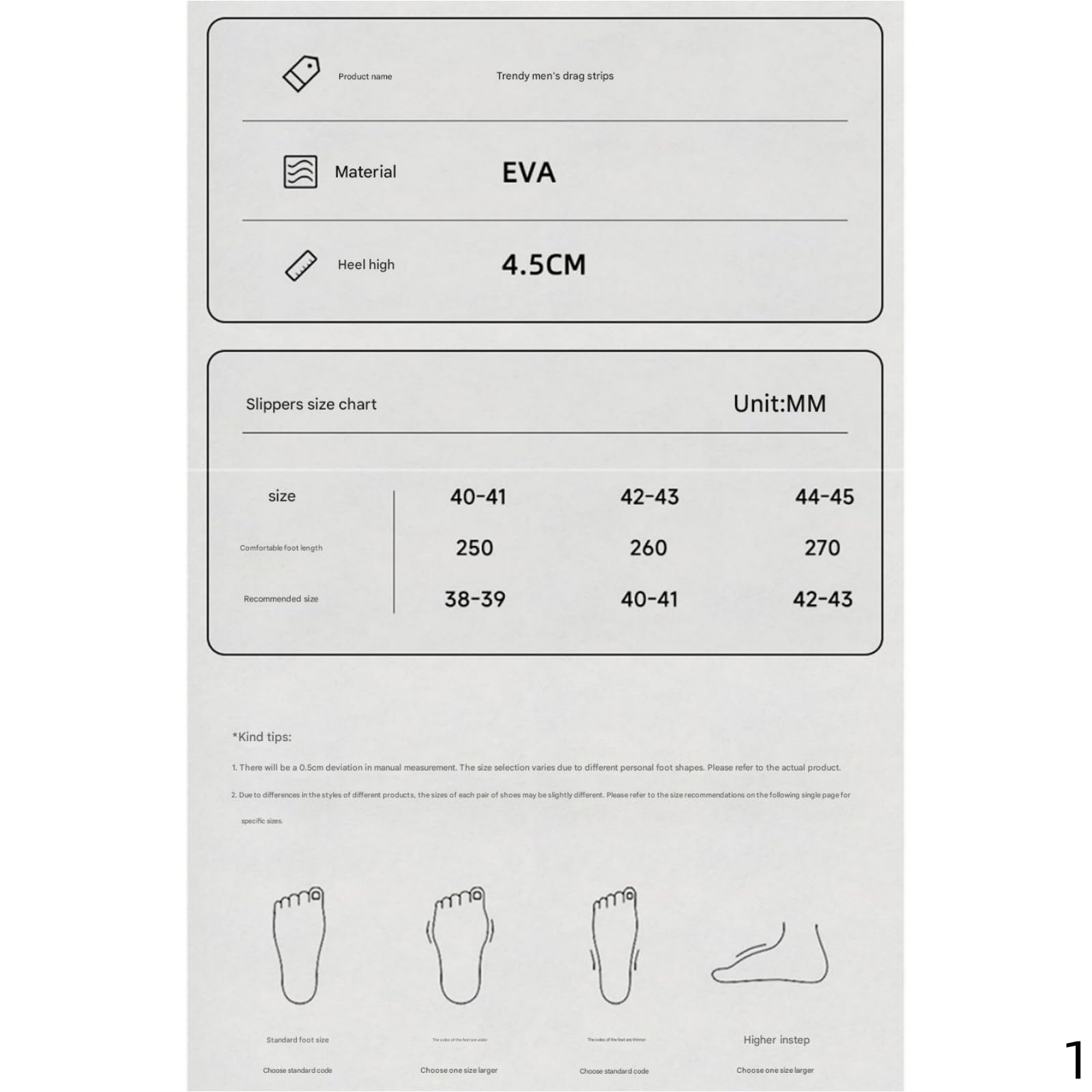 Claquette Hommes Men's Eva Épaisse Pantoufles Résistantes À l'usure Extérieur Sandales Antidérapantes Été Semelle-noir-42 43 (adapté La Taille 41 42)