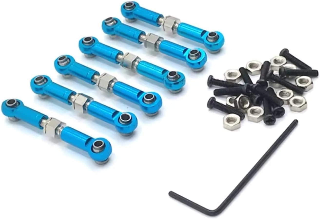 For Wltoys 184011 A949 A959 A969 A979 K929 1/18 メタルリンケージプルロッド フロント