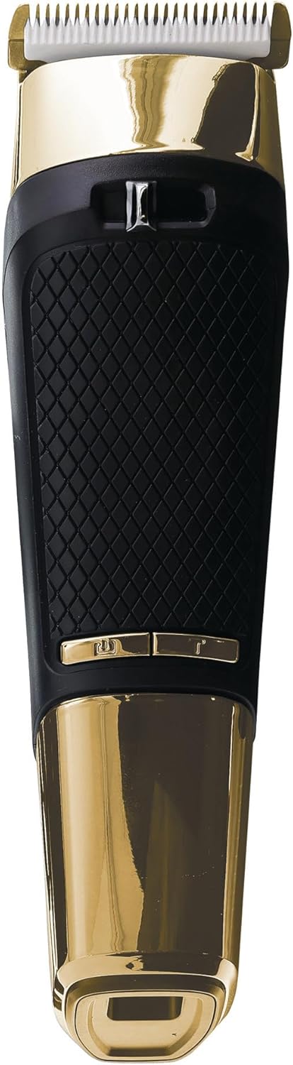 XTREME DIGITAL LIFESTYLE ACCESSORIES Cutting Edge Rechargeable Ceramic Trimmer with LCD Display, Pouch, and Magnetic Box, Body, Face