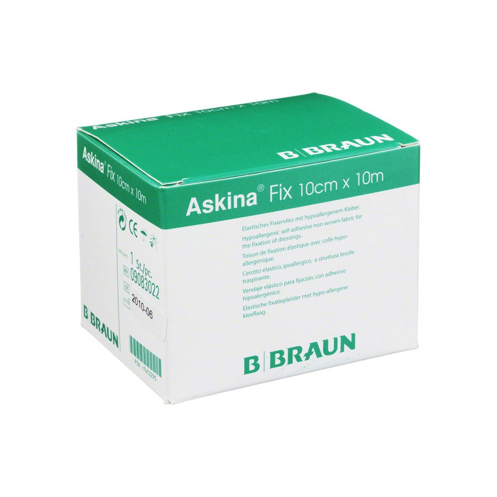 Askina Fix Fixiervlies 10 cmx10 M Hypoallergen, 1 St