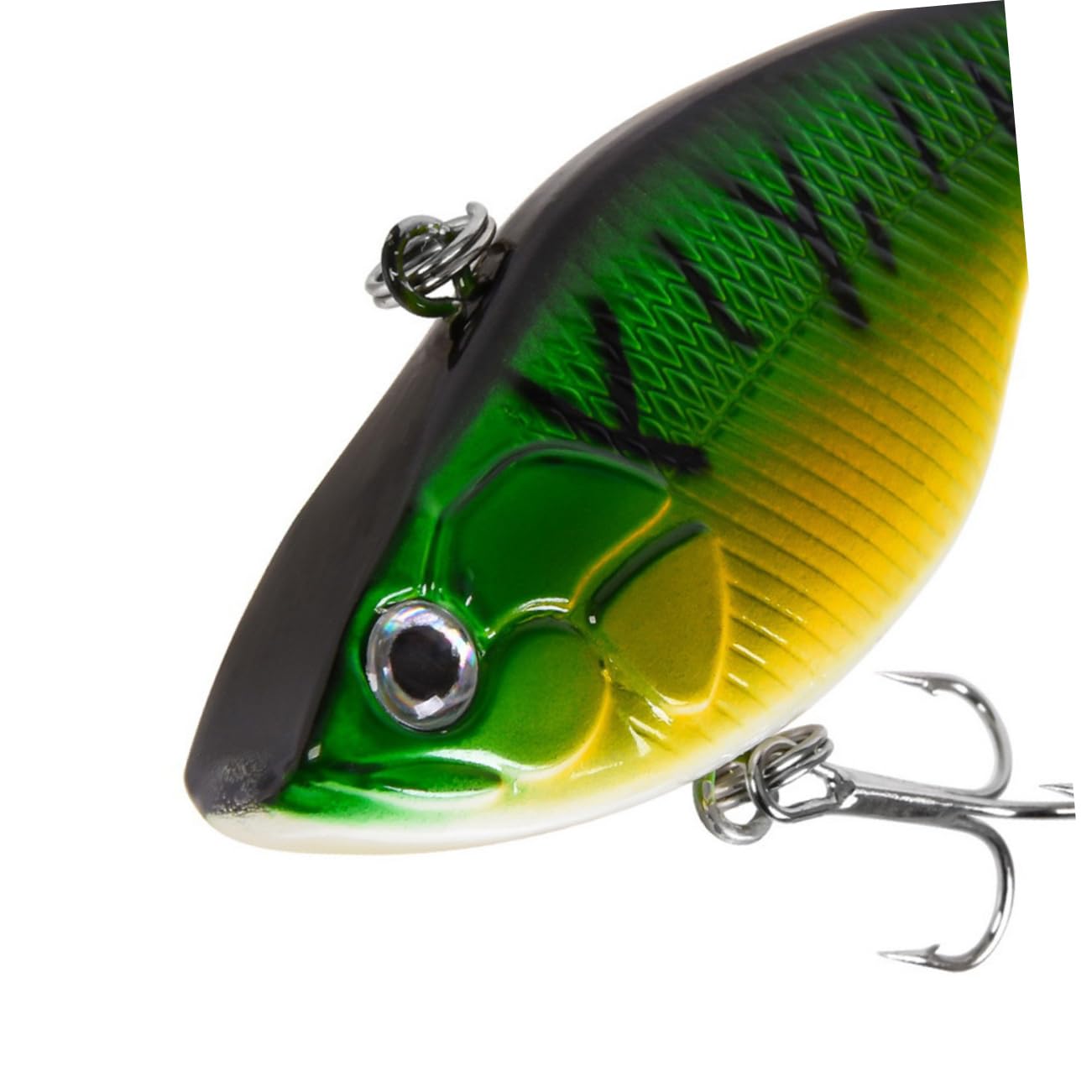 TOYANDONA 3 Sätze Vibrieren Köder Barsch Köder Mini-angelköder Schwimmende Angelköder Künstliche Angelköder Grün 8 Stücke * 3