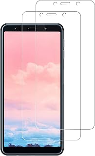 LMTech Galaxy A7 2018 Cristal Templado, [2 Pack] [Sin Burbujas][9H Dureza] [Alta Definicion] [F?cil de Instalar] [Resistente a Ara?azos] Protector de Pantalla para Samsung Galaxy A7 2018