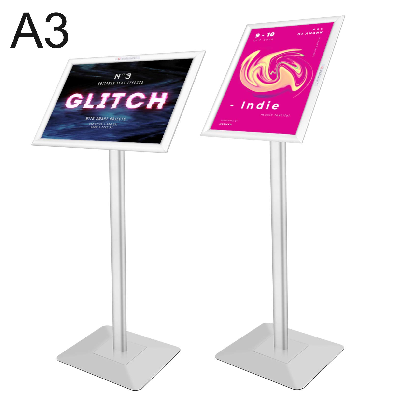 Snap Frame Stand A3 Poster Stand Holder Notice Stand Sign Holder