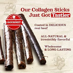 Natural Farm Odor-Free Bully Coated Gourmet Collagen Sticks (6 Inch, 10 Pack), Real Bully Beef Coated, 95% Natural Collagen, Supports Healthy Joints, Skin & Coat - Best for Small & Medium Dogs Natural Farm Odor-Free Bully Coated Gourmet Collagen Sticks (6 Inch, 10 Pack), Real Bully Beef Coated, 95% Natural Collagen, Supports Healthy Joints, Skin & Coat โ Best for Small & Medium Dogs