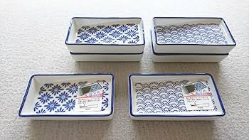 清朝？魚文皿　MA294 染錦手波鶴紋 魚型皿 小 | 深川製磁/フカガワセイジ | 三越