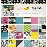 American Crafts 48-Sheet Amy Tangerine Plus One Patterned Paper Pad, 12 by 12-Inch