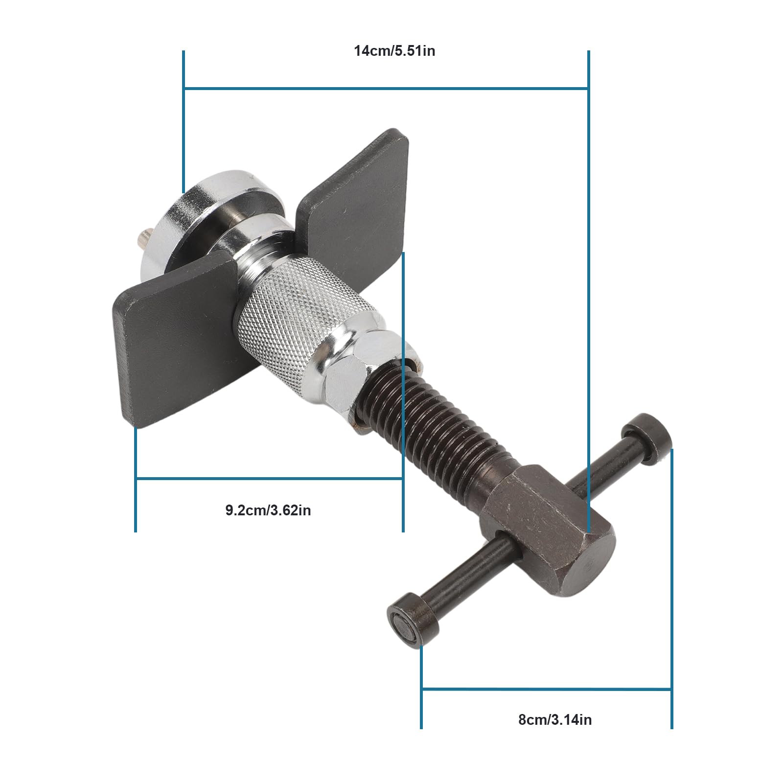 Strumento Arretratore Pistone Pinze Freno Universale Moto Pistoncini Freni Riparazione Professionale Nera