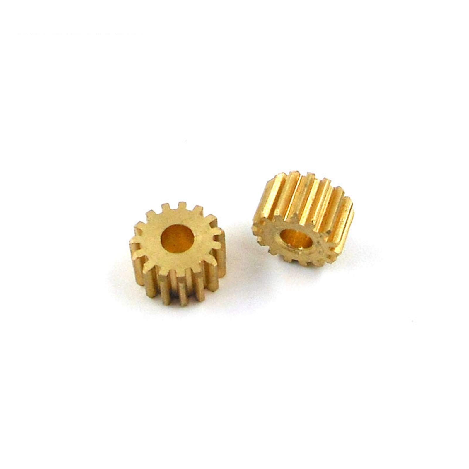 Engrenage Cylindrique En Laiton 0.5M - 15T/16T/17 Dents, Alésage 3mm à 5mm, Pour Modélisme Et Mécanique