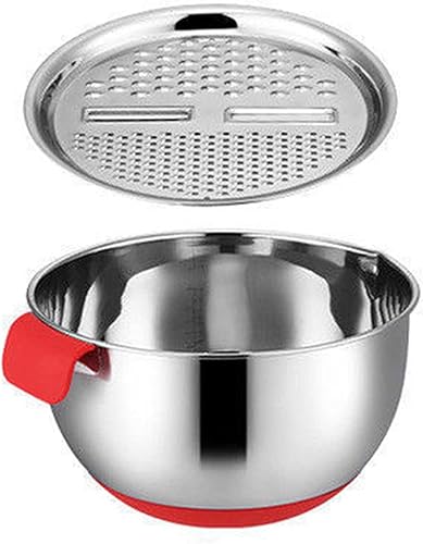 Miniatura 2 de Rallador de lavabo de acero inoxidable con tapa, coladores multiusos de cocina, cesta escurridor con lavabo para verduras, frutas
