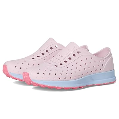 Native Shoes Kids Robbie (Little Kid/Big Kid) Girls Shoes Barely Pink/Skyway Blue/Clover Speckle Rubber