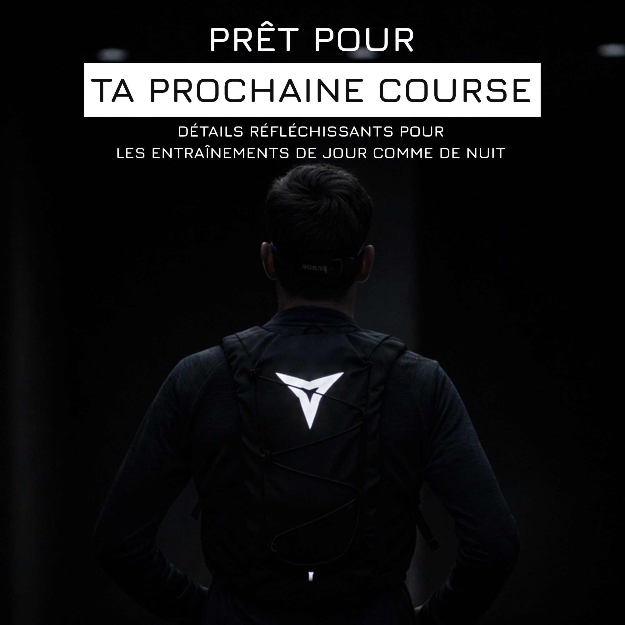 Gilet de course pour homme et femme ultra léger - Gilet de course avec gourde de 500 ml - Gilet d'hydratation pour la course à pied - Sac à dos de course