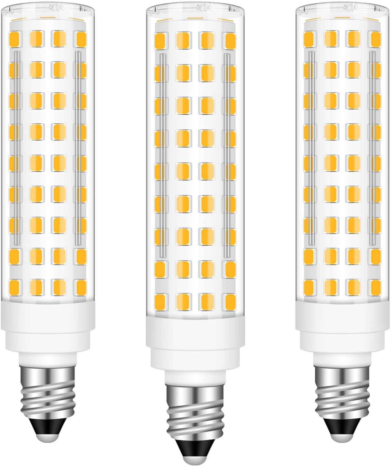 JDE11 120V 100W Halogen Mini E11 Base Bulbs Equivalent, Warm White 3000K E11 120V 10W Dimmable T3/T4 Mini Base for Pendant Lights,Table Lamps,Wall Lights,Ceiling Fans, Pack of 3
