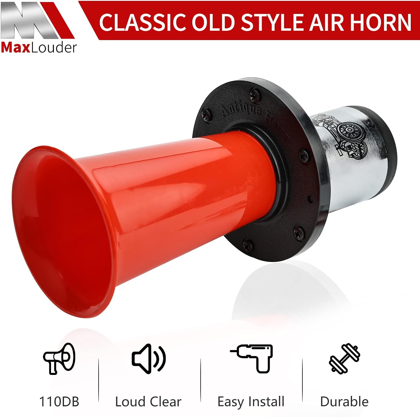 Buy Maxlouder Ooga Air Horn Antique Ahooga Vintage Classic Old Style School Chrome 12v 110db Car Air Horn Red Online In Usa B0935zm23w Buy Maxlouder Ooga Air Horn Antique Ahooga Vintage Classic Old Style School Chrome 12v 110db Car Air Horn Red Online In Usa B0935zm23w