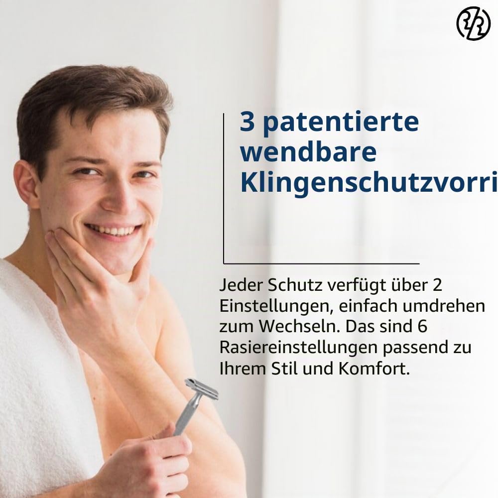 Rockwell Razors Rasierhobel, doppelseitig, verstellbar