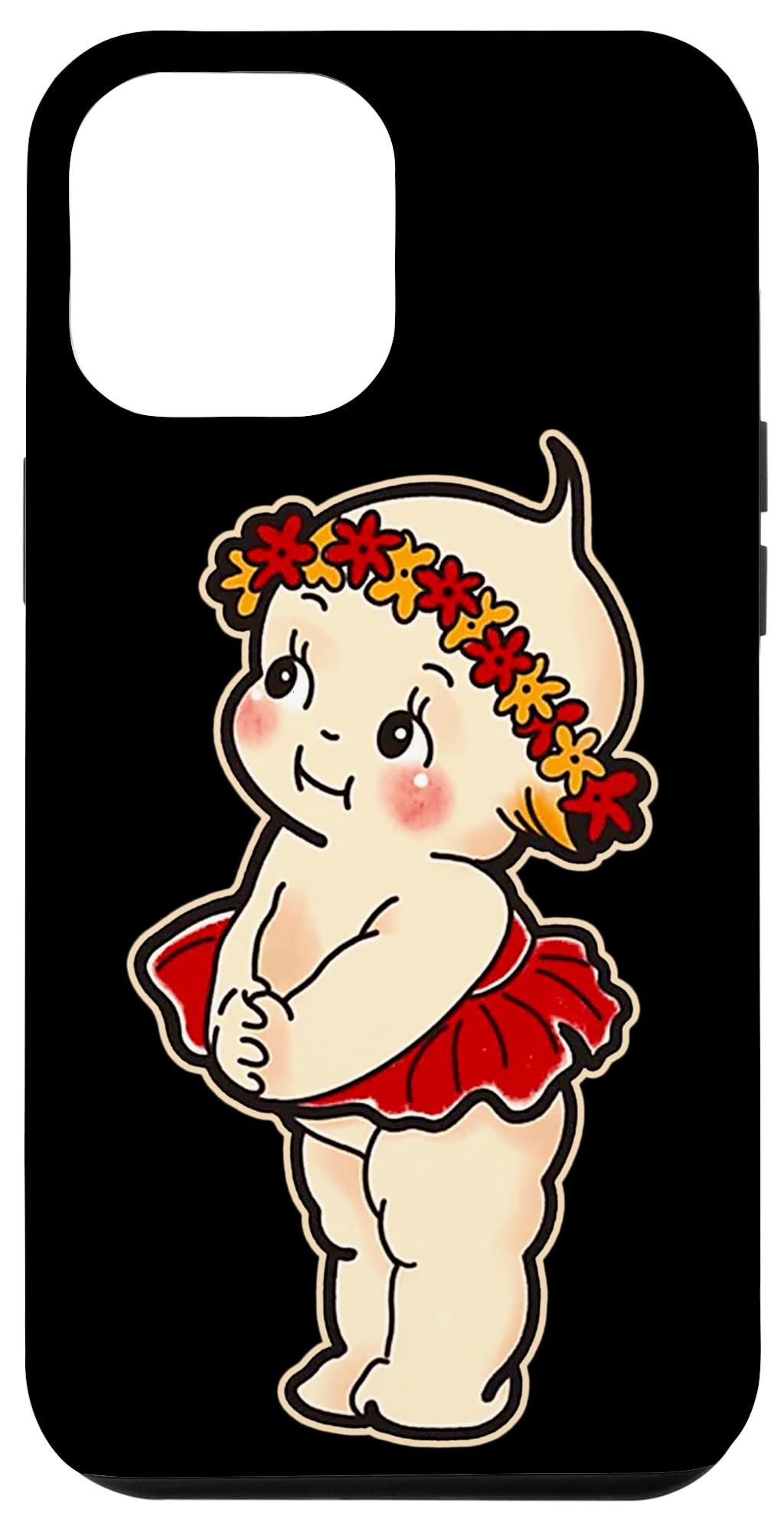 Kewpie Baby Flower Child Case for iPhone 15 Plus