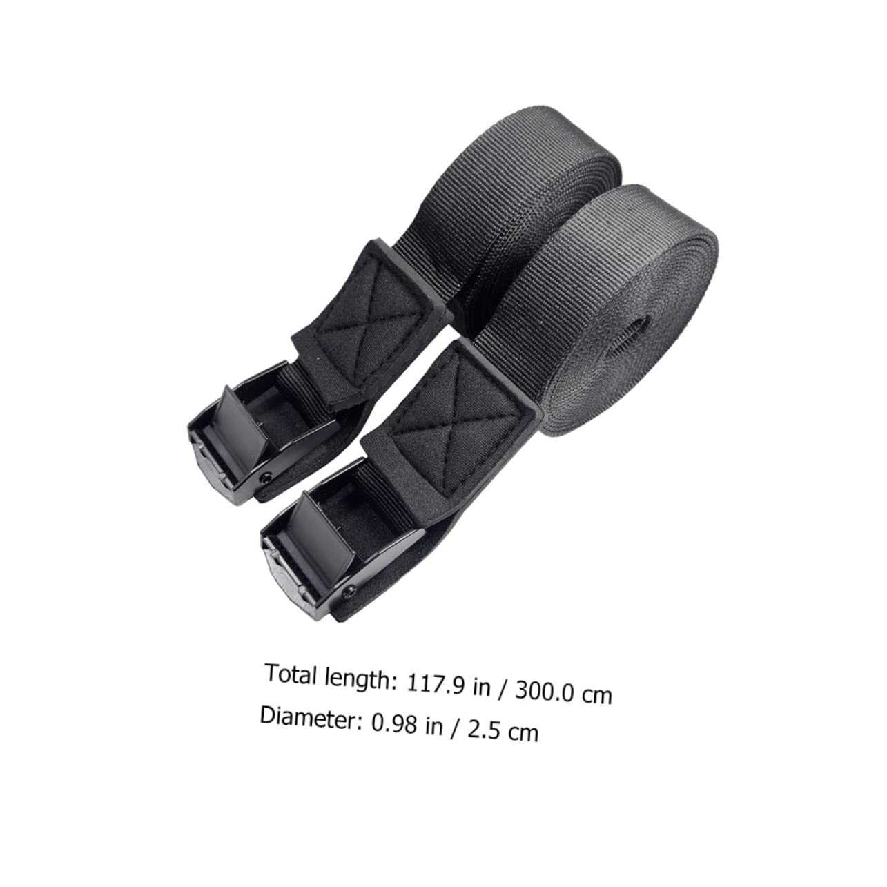 NAMOARLY 1Pair Tie Down Straps with Cam Buckle for Car Roof Rack Kayak Canoe Surfboard and Luggage Securement Heavy Duty High Load Capacity Versatile Use