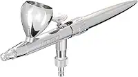 Harder & Steenbeck Airbrush – Ultra 2024 I Conjunto de pintura de aerógrafo de dupla ação alemã com alimentação por gravidade I bocal autocentrante de 0,45 mm I copo de tinta de 5 ml I 120231