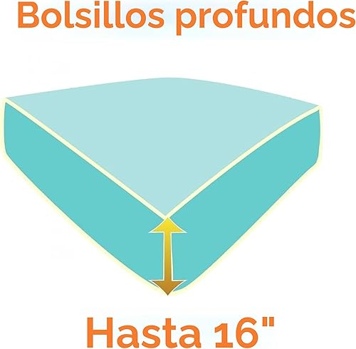 Miniatura 5 de Elegant Comfort - El mejor juego de sábanas de 6 piezas, microfibra de 1500 hilos, calidad de hotel, sábanas de lujo resistentes a las arrugas,